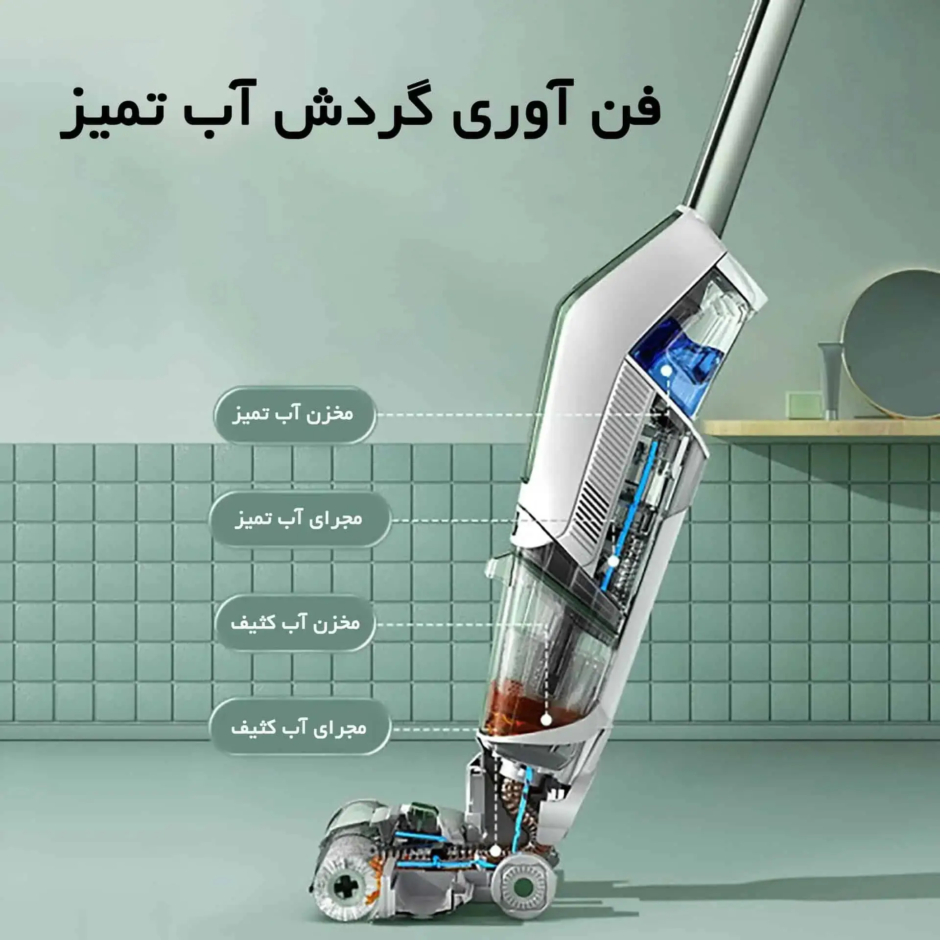 طی زمین شوی بیسل مدل CROSSWAVE X7 PLUS CORDLESS